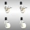 Service Caster 3 Inch 316SS Nylon Swivel 1-3/4 Inch Expanding Stem Caster Lock Brake SCC, 2PK SCC-SS316TTLEX20S314-NYS-2-S-2-134 - alternate 3
